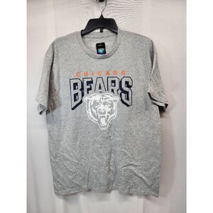 New Era NFL Size Large Script Graphic Chicago Bears T-Shirt Grey